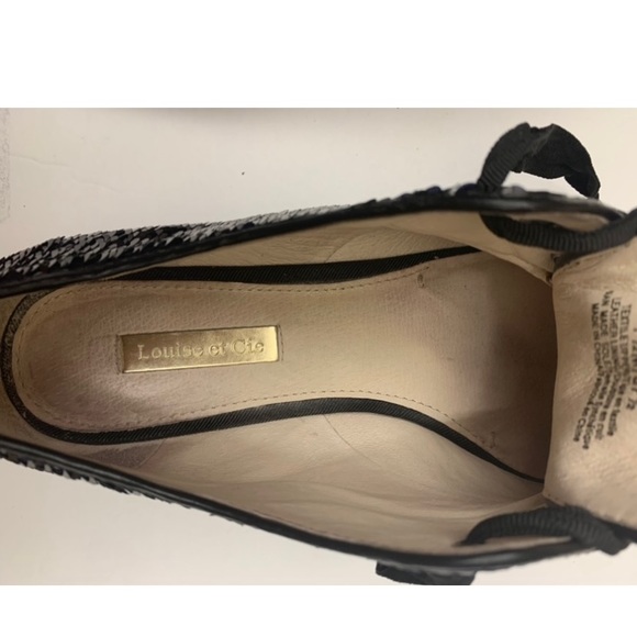 LOUISE ET CIE -‘Adwin' Black Patent Leather Almond Toe oxfords. Size 7.5 US - Picture 5 of 10